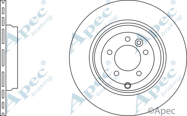 APEC BRAKING stabdžių diskas DSK2819